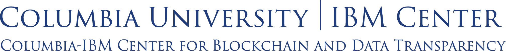Columbia-IBM Center for Blockchain and Data Transparency logo